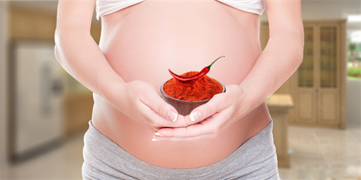 Phụ nữ mang thai tránh thực phẩm cay nóng