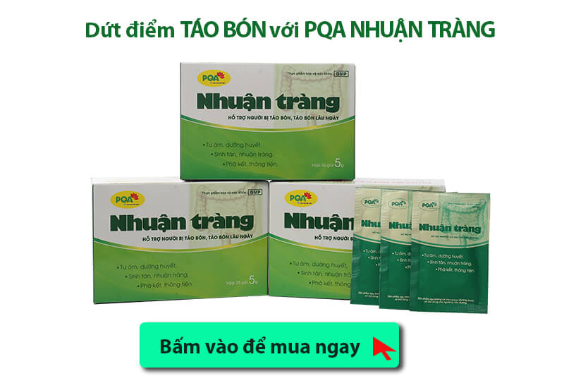 pqa nhuận tràng hỗ trợ điều trị táo bón an toàn hiệu quả