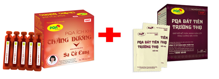 PQA ích khí thăng dương và PQA bát tiên trường thọ