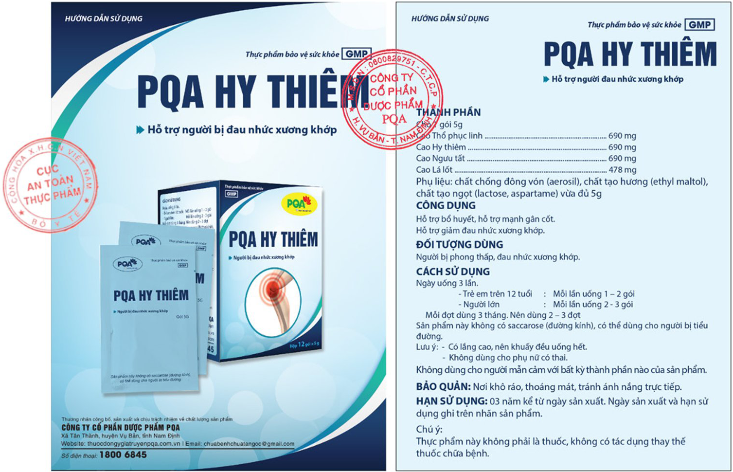 hướng dẫn sử dụng pqa hy thiêm