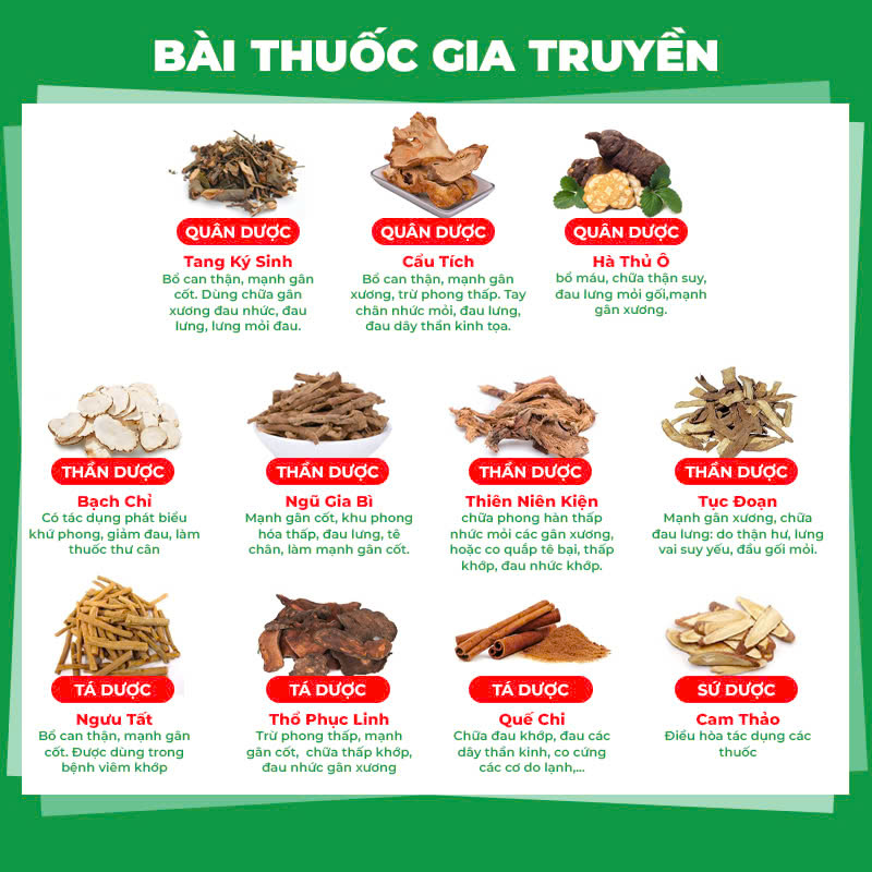 bài thuốc của pqa thiên niên kiện