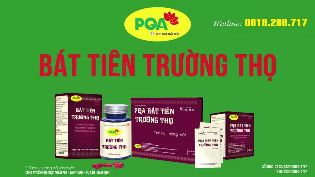 PQA Bát Tiên Trường Thọ - Món quà hiếu thảo, con cái hiếu kính ông bà, cha mẹ